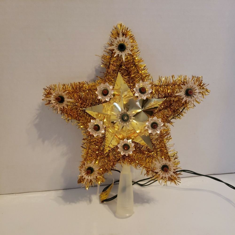 Noma Vintage Star Tree Topper, 11 Light Christmas Decoration Not Working